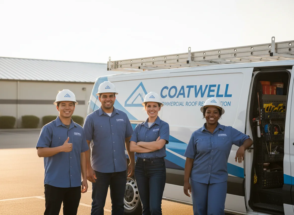 Commercial roof coating company in Erin, NY